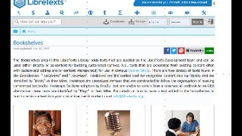 A Tour of LibreTexts for Students and Other Viewers