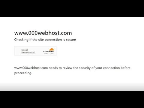 000webhost Com Login Stacks On Checking If The Site Connection Is Secure 