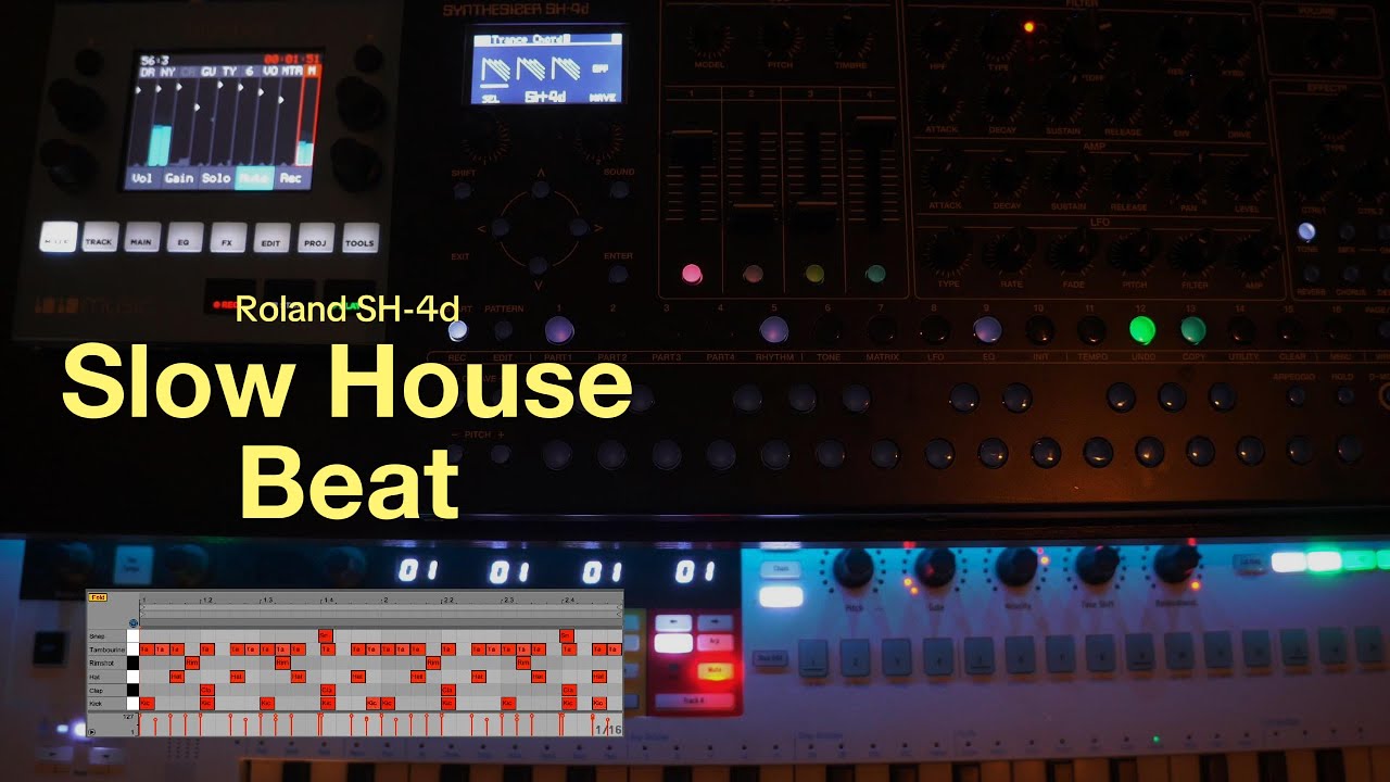 Showcase: Slow House Jam on Roland SH-4d
