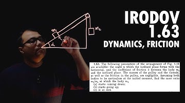 Irodov Problem 1.63 | Dynamics, Friction