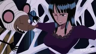 【ワンピース】クモに捕まるロビン　コウモリに押し倒されるロビン screenshot 4