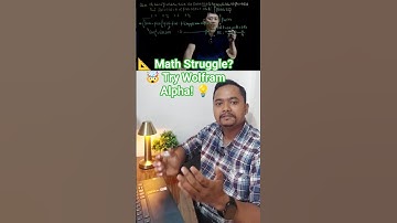 Day 17:  Stop Using ChatGPT for Math! Try This Instead | Wolfram Alpa #100daysoflearning #ai