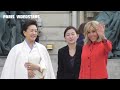 Brigitte macron  peng liyuan pouse du prsident xi jinping  muse dorsay 6 mai 2024 paris