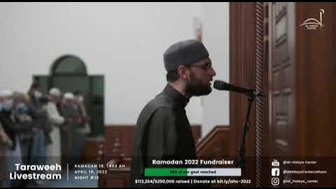ما تيسر من سورة النحل - تراويح 2022 نيويورك - الشيخ حسام مرزوق