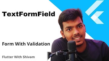 Create A Form With Validation | Simple Signup Screen In Flutter