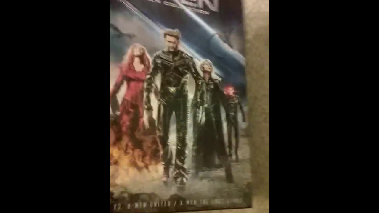 X Men 3 Film Collection dvd unboxing