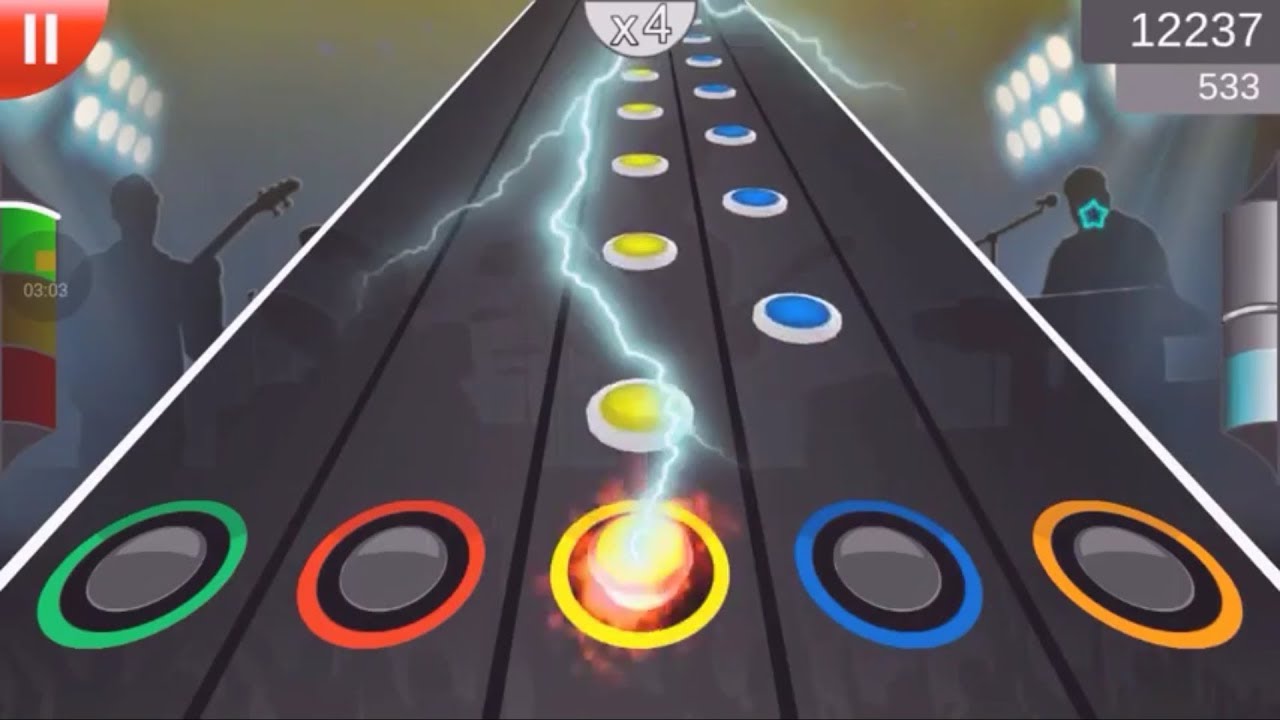 Break Me Out - MindFlow - 100% FC Recorde (21.454) - Hard/Difícil - Guitar Flash Mobile