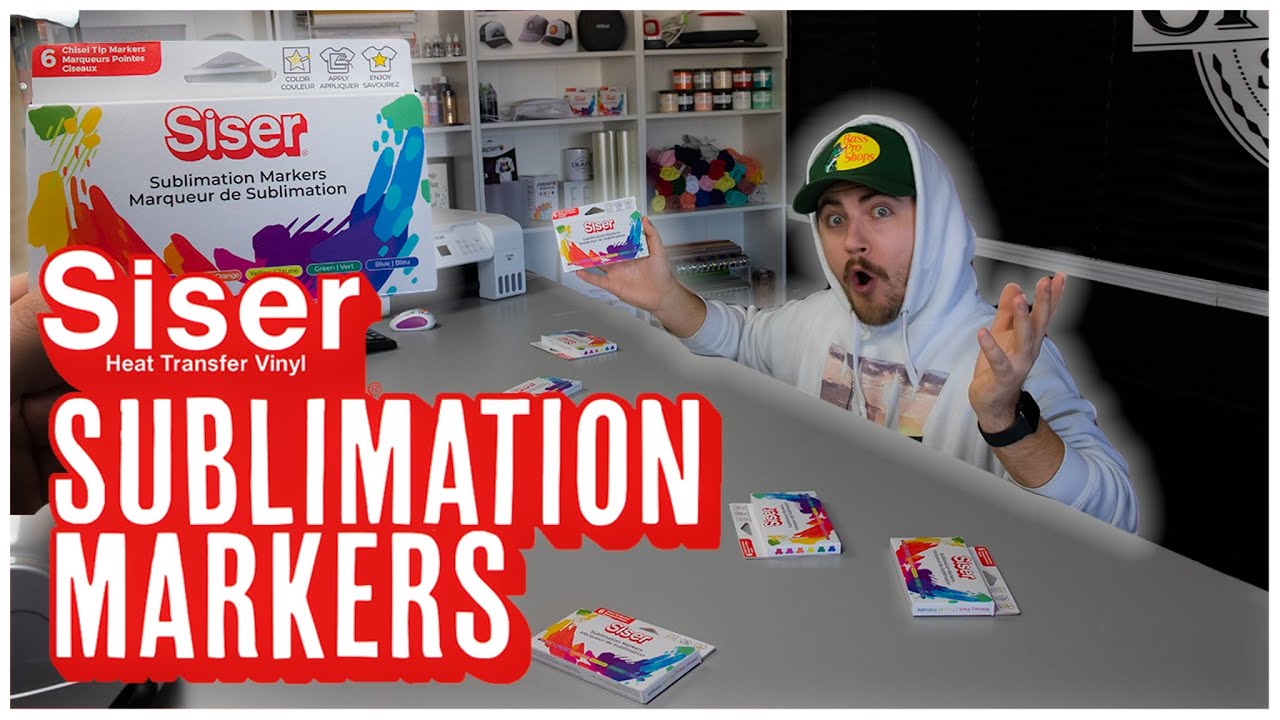 HOW TO USE SISER SUBLIMATION MARKERS, My Craft Source, Siser Sublimation  Markers