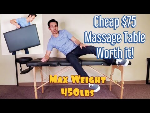 Cheap $75 Portable Massage Table by BestMassage | Is it Worth It? (How to Assemble & Pack