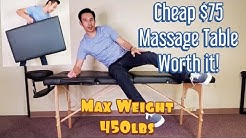 Cheap $75 Portable Massage Table by BestMassage | Is it Worth It? (How to Assemble & Pack Up)