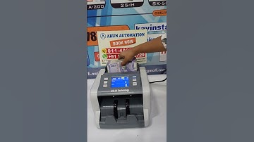 Top Model CIS Ai technology Cash counting machine #aitechnology #satisfying #notecountingmachine