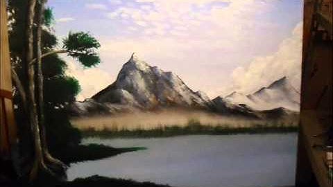 Paesaggio di montagna - Mountain landscape fast drawing