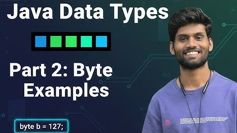📘 Java Byte Data Type Examples | Core Java Practical Program | Data Types Part 2