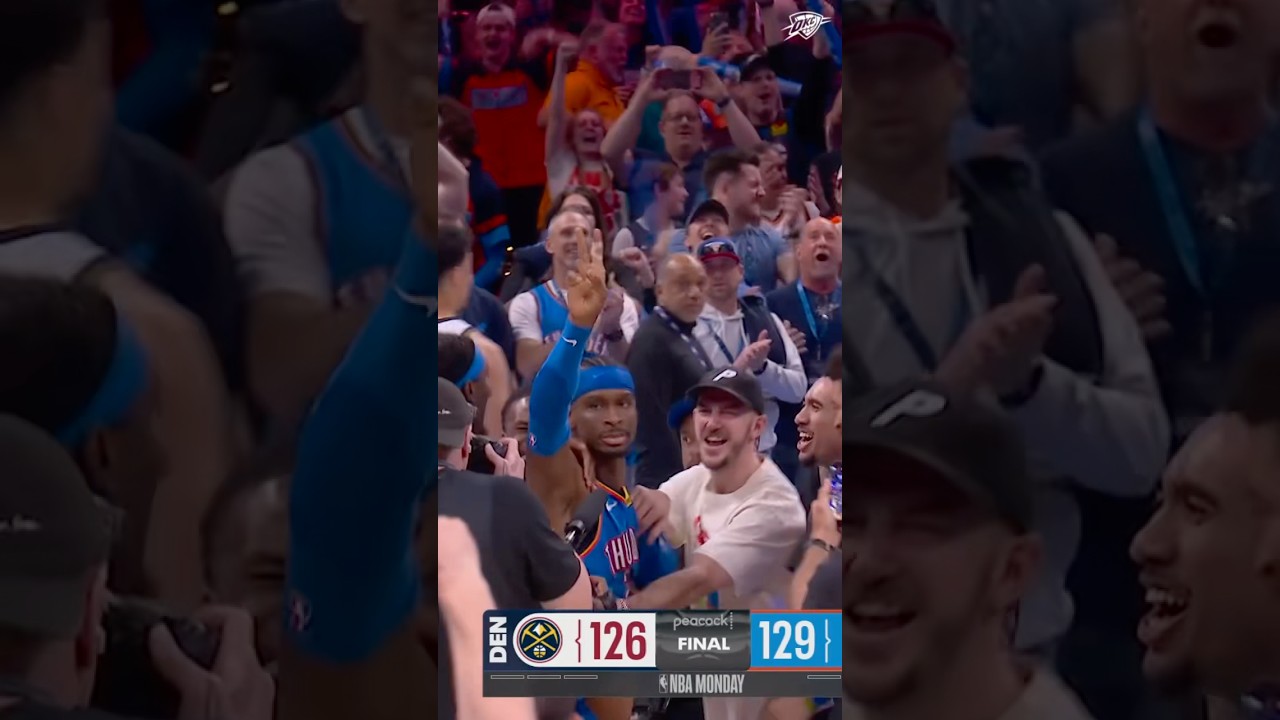 This is what Clutch Player of the Year looks like 🥶 #okcthunder