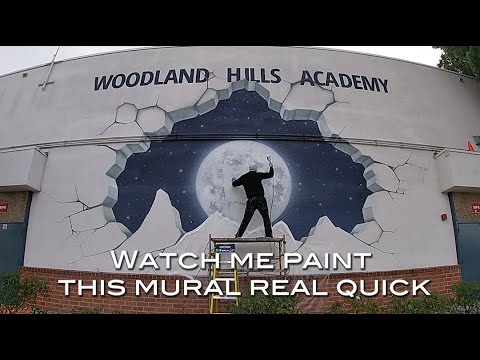 woodland hills academy mural