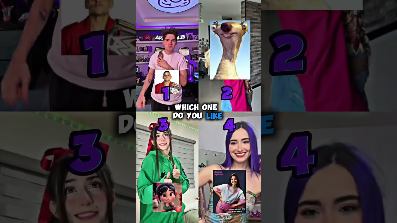 Which One Do You Like Trend 1 2 3 Or 4 Trending Challenge Tiktok Funny Explore