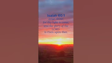 Thumbnail of Arise and Shine | Isaiah 60:1 (KJV)