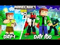 I Survived 100 Days as Ben 10 in Minecraft