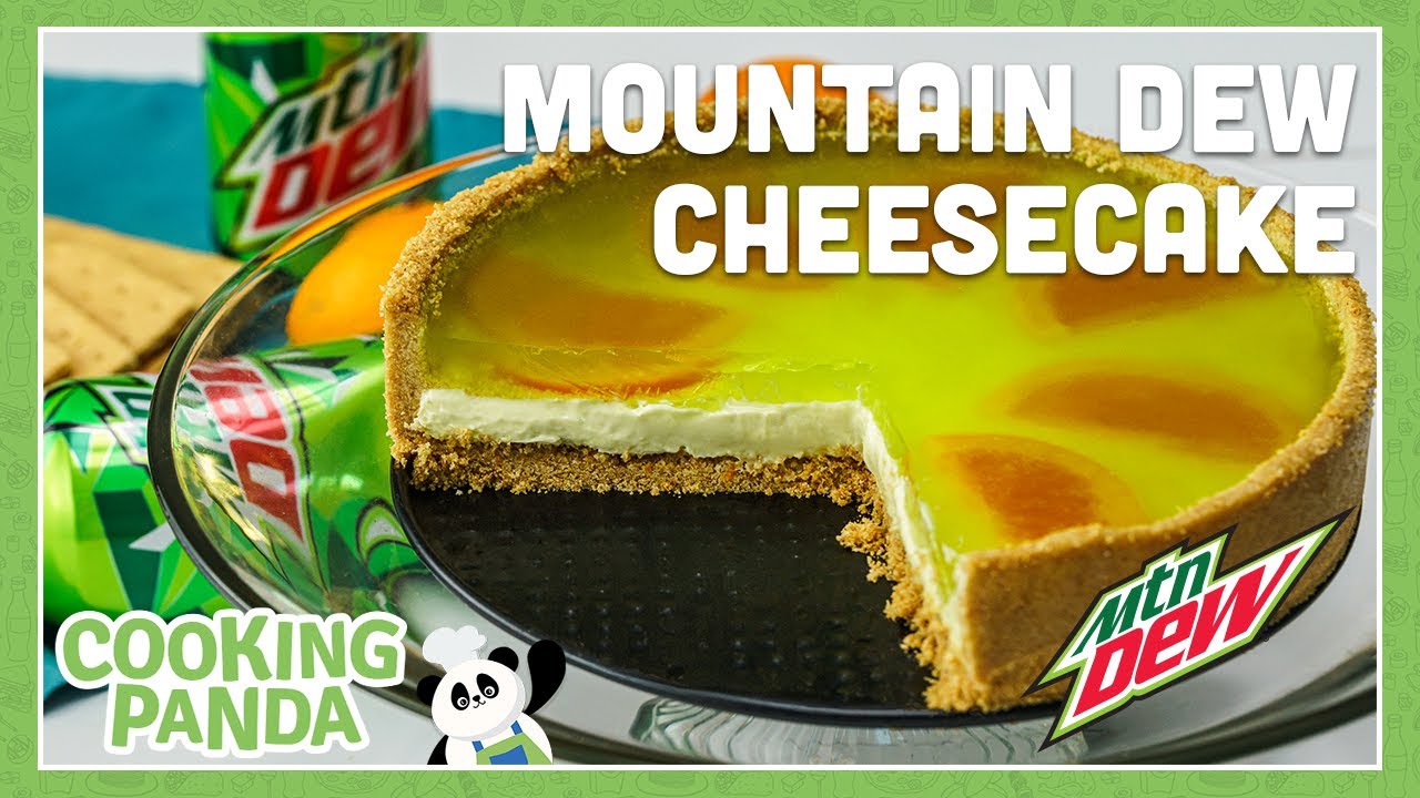 Mountain Dew Cheesecake [Wacky Desserts] Shorts Cooking Panda YouTube