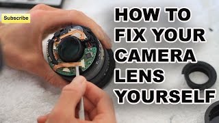 FIX LOOSE FRONT PART AND ZOOM PROBLEMS ON A SIGMA DC 18-50mm 1:2.8 EX MACRO MOTION LAPSE FILM HOW TO