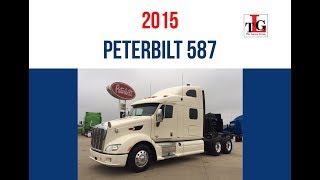 2015 Peterbilt 587 Sleeper Truck Trade Group  Spring 2017