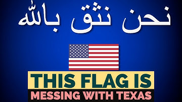 This "In God We Trust" poster in Arabic is messing with Texas