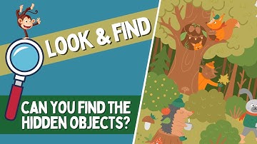 Look and Find! FIND THE HIDDEN OBJECTS - Hidden Object Games for Kids!