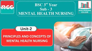 Bsc - 3.3.2 - Principles and Concepts of Mental Health Nursing