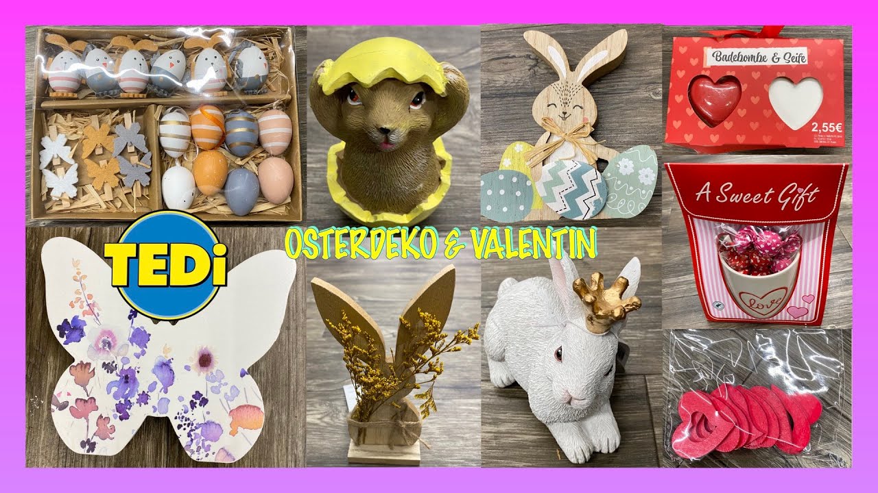 TEDI// NEUE DEKO FÜR OSTERN & VALENTIN