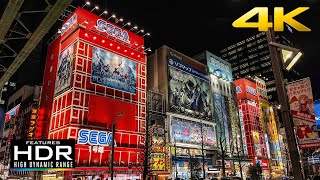 🤖 [4K Hdr] Night Walk In Akihabara - The Paradise For Anime And Manga Fans | Tokyo, Japan