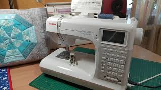 Мои швейные машинки; Janome Memory Craft 5200; лапки для шитья и стежки