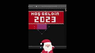 Happy new year. 2023 Adobe Illustrator knitted typography design