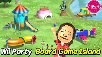 Wii Party Board Game Island gameplay (Standard com) Steven Vs Tomoko Vs Ai Vs Ashley AlexgamingTV