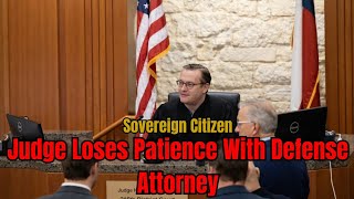 Sanctioned and Removed Judge Loses Patience With Defense Attorney