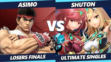 Kowloon 5 Losers Finals - Asimo (Ryu) Vs. Shuton (Pyra Mythra) Smash Ultimate - SSBU