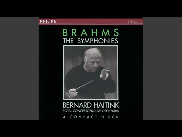 Brahms - Sérénade pour orch n°1:Rondo final : Orch Concertgebouw Amsterdam / B.Haitink