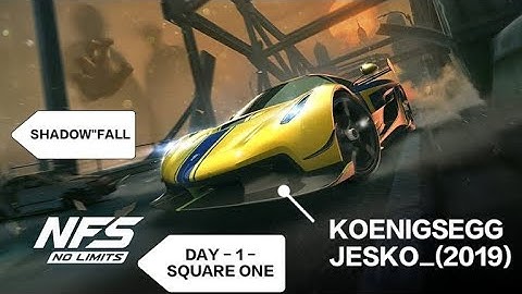 Need For Speed: No Limits | Koenigsegg Jesko (Shadowfall - Day 1 | Square One)