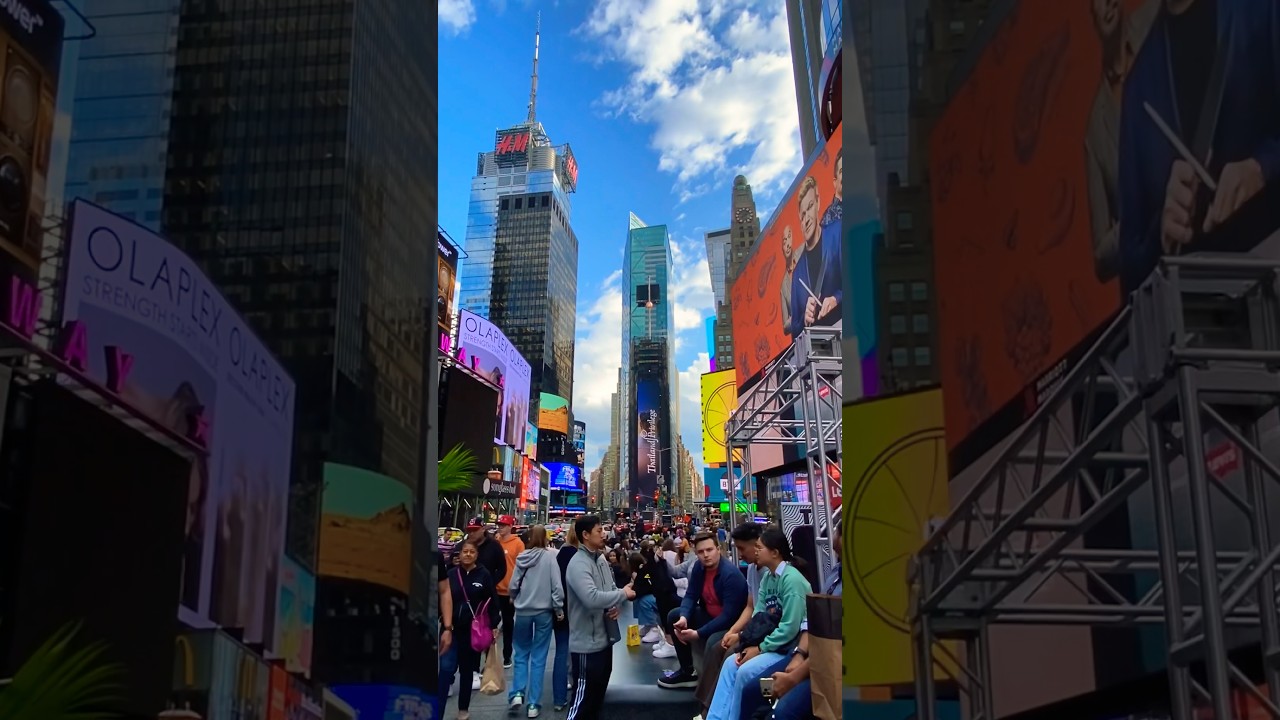 This is Time Square, New York 🗽 