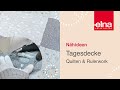 Quilten-Rulerwork | einfach, schnell - Tagesdecke für Anfänger | KreativZeit | Elna Deutschland GmbH