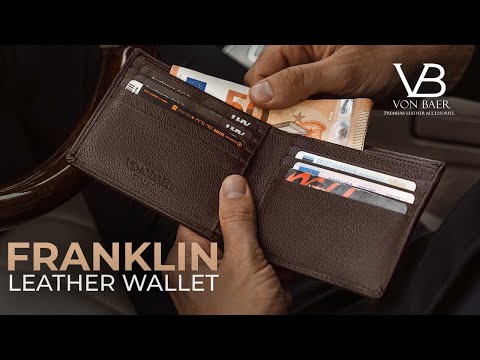 Luxury Italian Leather Money Clip Wallet for Men - Von Baer