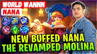 Wannn New Buffed Nana The Revamped Molina [ M1 W.O.R.L.D Wannn Nana ] Mobile Legends Emblem Build