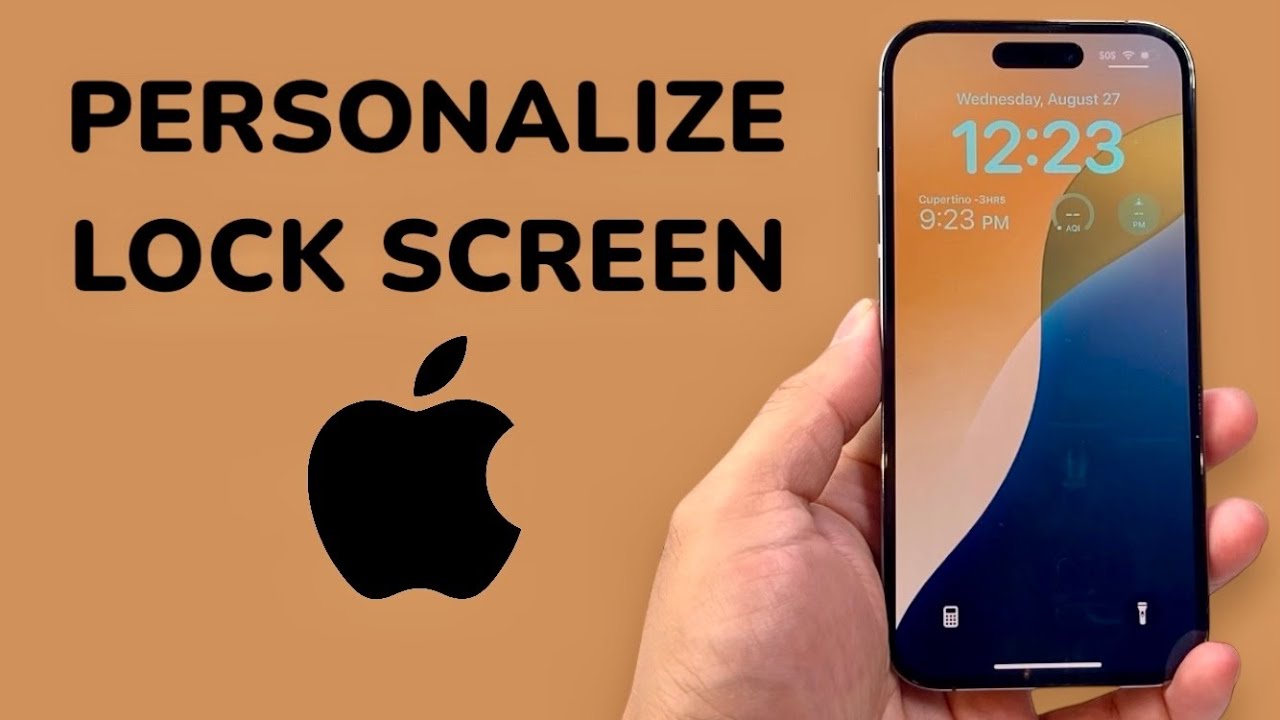 How To Personalize Lock Screen On Your iPhone - YouTube