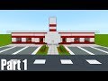 Minecraft Tutorial: How To Make A Bowling Alley Part 1 (2019 City Tutorial)