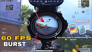 iPad A16 BGMI Test 🔥 Smooth + Extreme 60 FPS Gameplay | Best Budget Gaming Tablet?