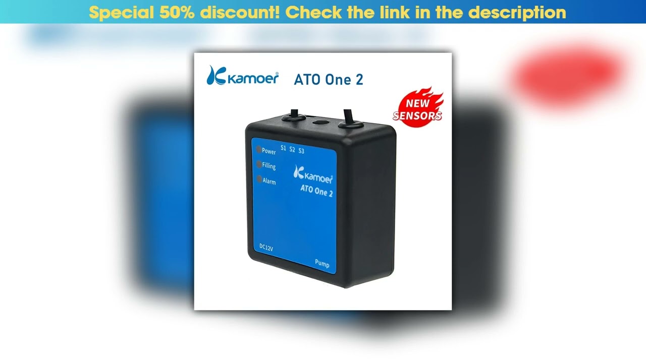 Limited Kamoer ATO ONE 2 Smart Aquarium Automatic Water Replenisher with Newly Upgraded Optical Liq