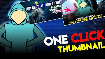 ONE CLICK THUMBNAIL AI: The thumbly AI! 😨