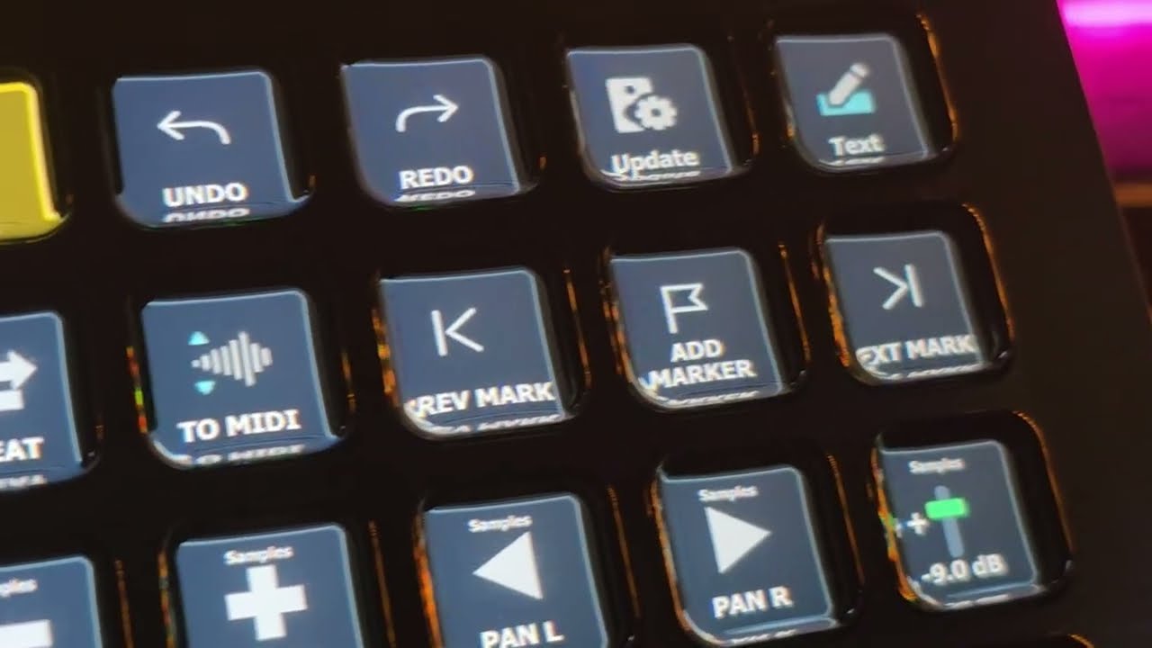 Video still from the REAPER Live Control demo