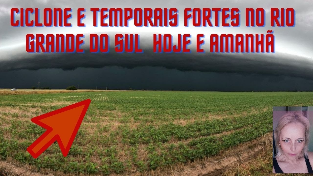ALERTA! CICLONE CHEGANDO AO RIO GRANDE DO SUL #CICLONENORIOGRANDEDOSUL