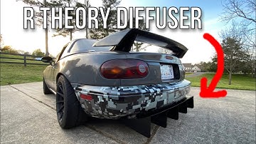 NA Miata Rear Diffuser Install