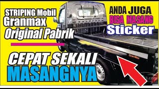 How to install Grand Max pickup truck decals||Factory original screenshot 2